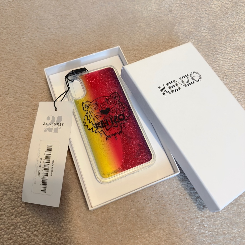 BRAND NEW KENZO APPLE IPHONE X / XS CASE WITH ORIGINAL BOX
